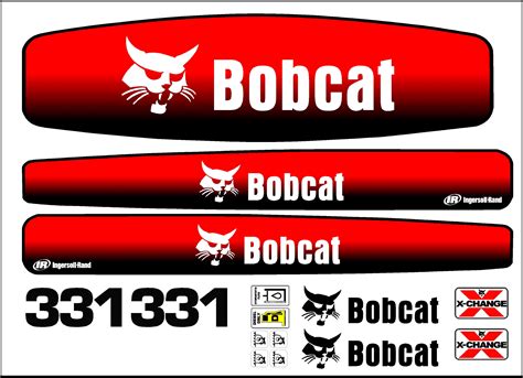 Fits Bobcat 331 Decal Kit Mini Excavator Decals Replacement Kit 